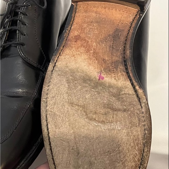 Allen Edmonds DELRAY Split-Toe Blucher Dress Shoes 10D - Picture 6 of 8